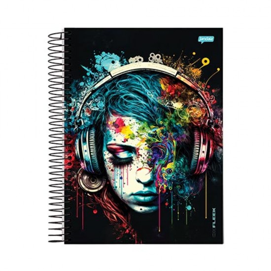 CADERNO ESP UNIV CD 1X1 96FLS FLEEK CADERNO ESP UNIV CD 1X1 96FLS FLEEK