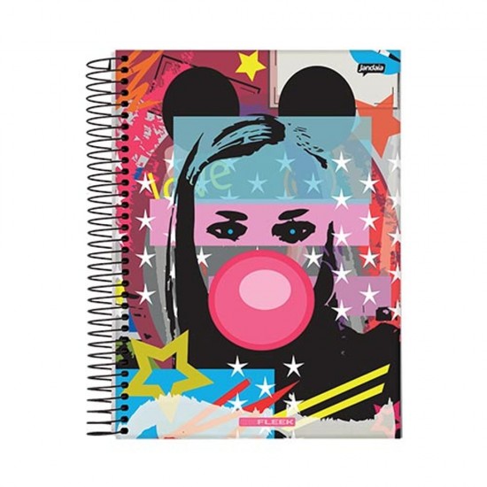 CADERNO ESPIRAL UNIV CD 10 MT 200FLS 04/PT ON FLEEK FSC