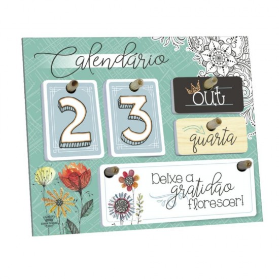 Calendário Permanente Jardim – Mesa