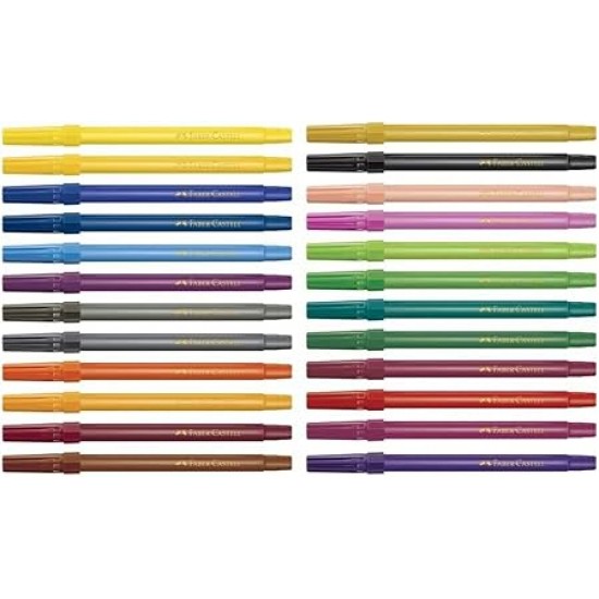 HIDROGRAFICA ESTOJO C/24 CORES FABER CASTELL HIDROGRAFICA ESTOJO C/24 CORES FABER CASTELL