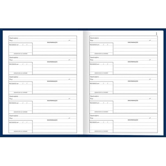 Livro Protocolo de Correspondência 52 Folhas – Tilibra