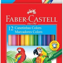 CANETINHA COLOURS C/12 FABER CASTELL CANETINHA COLOURS C/12 FABER CASTELL