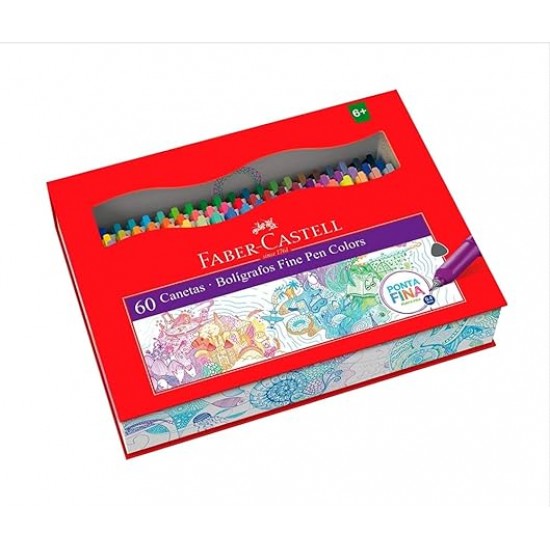 CANETA FINE PEN C/ 60 CORES CANETA FINE PEN C/ 60 CORES