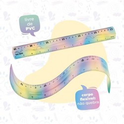REGUA FLEXIVEL FLOOPY 30CM