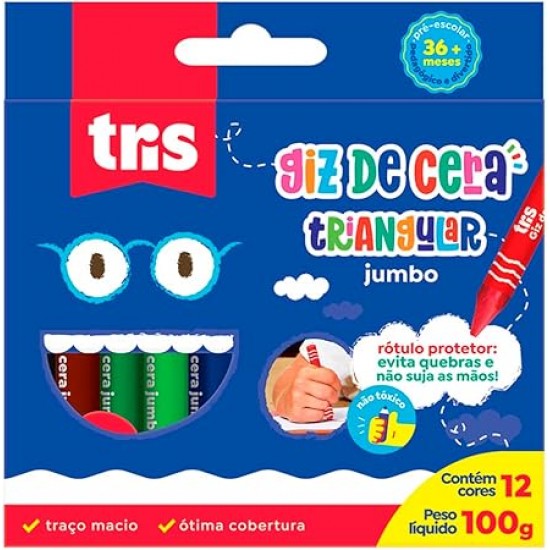 GIZ DE CERA JUMBO TRIANGULAR