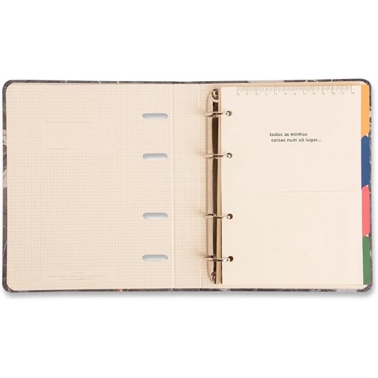 CADERNO CRIATIVO ARGOLADO CÍCERO OFFICE DUO BOSSA NOVA PAUTADO & PONTADO A5 PONTOS OFF WHITE CADERNO CRIATIVO ARGOLADO CÍCERO OFFICE DUO BOSSA NOVA PAUTADO & PONTADO A5 PONTOS OFF WHITE