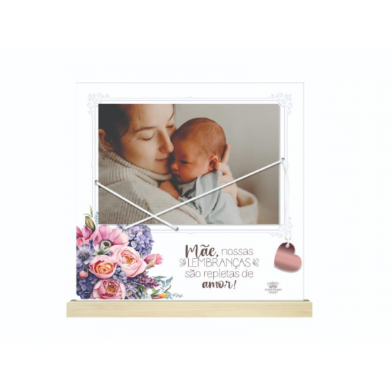 Porta-Retrato Nossas Lembranças... | Presente para o Dia das Mães Porta-Retrato Nossas Lembranças... | Presente para o Dia das Mães