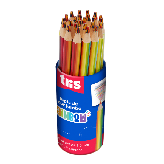 LÁPIS RAINBOW COR JUMBO LÁPIS RAINBOW COR JUMBO