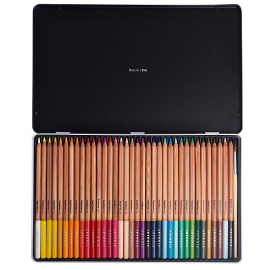 LÁPIS DE COR C/36 AQUA ARTOOLS PINCEL LÁPIS DE COR C/36 AQUA ARTOOLS PINCEL