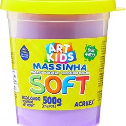 MASSA DE MODELAR SOFT VIOLETA 500GRS