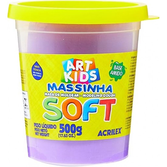 MASSA DE MODELAR SOFT VIOLETA 500GRS