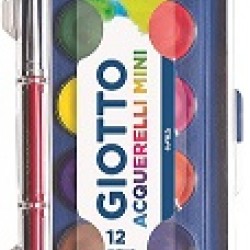 AQUARELA GIOTTO MINI 12 CORES 23MM