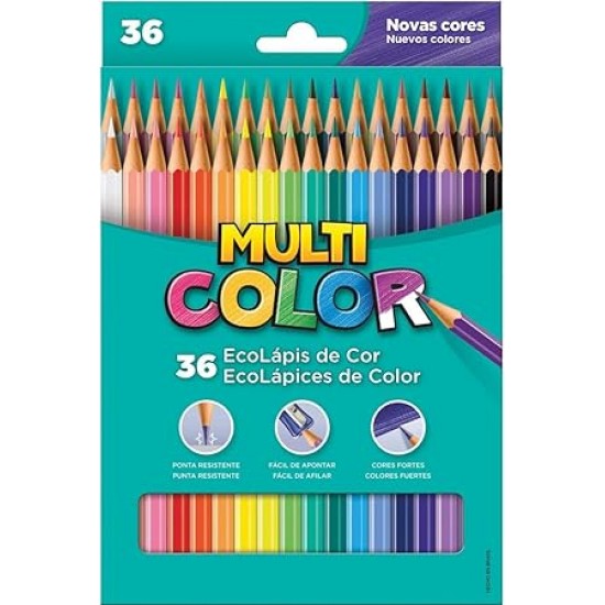 LAPIS DE COR MULTICOLOR SUPER C/36 CORES FABER CASTELL LAPIS DE COR MULTICOLOR SUPER C/36 CORES FABER CASTELL