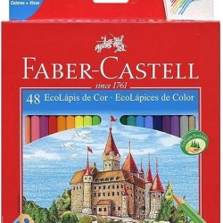 ECO LAPIS DE COR LVM 48 CORES FABER CASTELL