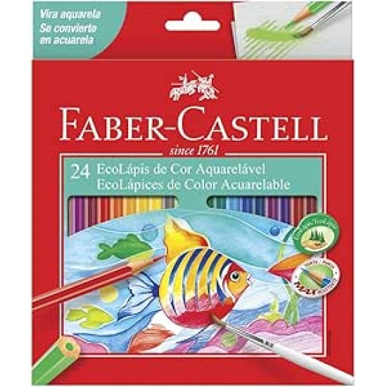 LAPIS DE COR AQUARELAVEL 24 CORES 120224G LAPIS DE COR AQUARELAVEL 24 CORES 120224G