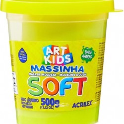 MASSA MODELAR SOFT AMAR LIMÃO 500GR