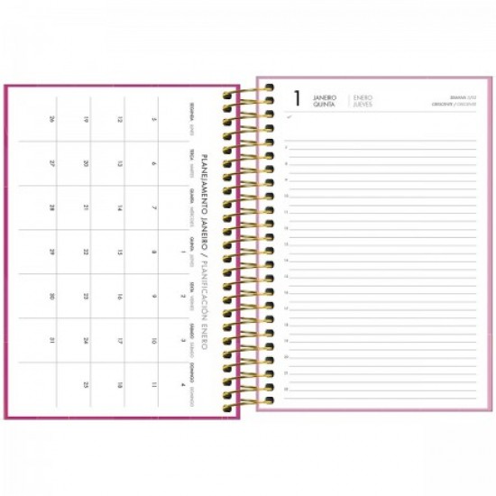 Agenda Executiva Espiral Feminina - Tilibra Agenda Executiva Espiral Feminina - Tilibra