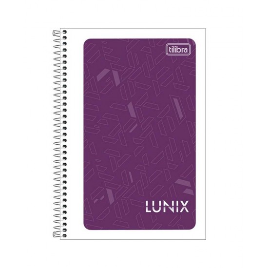 Caderneta Espiral Capa Flexível Lunix 96 Folhas – Tilibra Caderneta Espiral Capa Flexível Lunix 96 Folhas – Tilibra