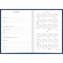 Agenda Costurada Diária Spice Cores  – Organização com Estilo