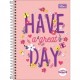 Caderno Espiral Capa Dura 1/4 Pepper Feminino 80 Folhas – Tilibra Caderno Espiral Capa Dura 1/4 Pepper Feminino 80 Folhas – Tilibra