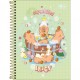 Caderno Espiral Capa Dura 1/4 CapyClub Tilibra 80 Folhas Caderno Espiral Capa Dura 1/4 CapyClub Tilibra 80 Folhas