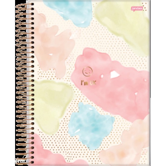 CADERNO ESP UNIV CD 1X1 80FLS LA CREME