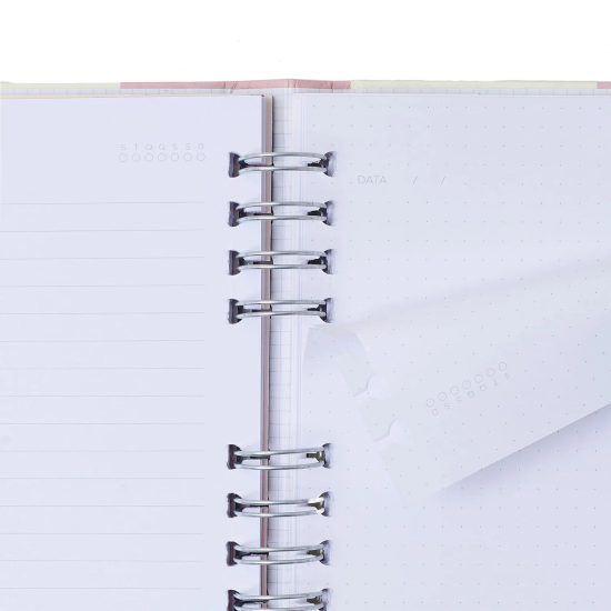 CADERNO ORGANIZADOR MELISSA PAUTADO & PONTADO 17X24 COLOR BLOOMY CADERNO ORGANIZADOR MELISSA PAUTADO & PONTADO 17X24 COLOR BLOOMY