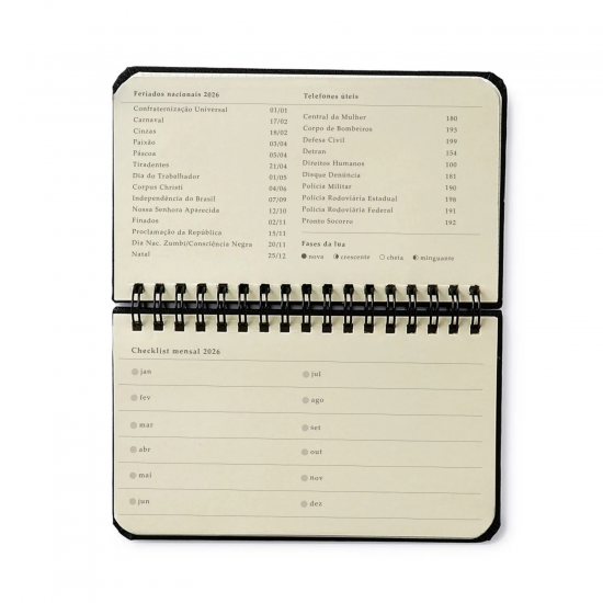 Agenda Planner Wire-o 2026 Clássica Semanal Office 15,5x9 Verde Oliva – Cícero Agenda Planner Wire-o 2026 Clássica Semanal Office 15,5x9 Verde Oliva – Cícero