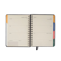 Agenda Planner Wire-O 2026 Doce Florada Semanal