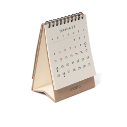 CALENDARIO DE MESA 9,5X13 2026 KRAFT CALENDARIO DE MESA 9,5X13 2026 KRAFT