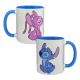 KIT C/ 2 CANECAS POP 350ML STITCH MINHA METADE KIT C/ 2 CANECAS POP 350ML STITCH MINHA METADE