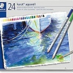 LAPIS COR STAEDTLER KARAT AQUARELAVEL 24 CORES