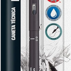 CANETA UNIPIN 0.5 PRETA