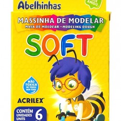 MASSA DE MODELAR SOFT C/6