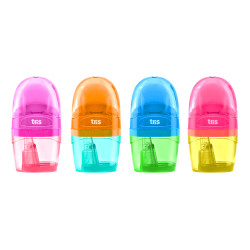 Apontador com Depósito + Borracha Double – Tris