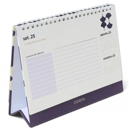 CALENDARIO DE MESA 20X15 CÍCERO 2025 BOSSA NOVA CALENDARIO DE MESA 20X15 CÍCERO 2025 BOSSA NOVA
