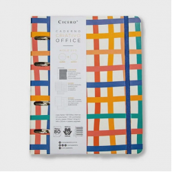 CADERNO CRIATIVO  DUO ARG  PAUT & PONT A5 XADREZ