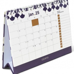 CALENDARIO DE MESA 20X15 CÍCERO 2025 BOSSA NOVA CALENDARIO DE MESA 20X15 CÍCERO 2025 BOSSA NOVA