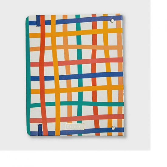 CADERNO CRIATIVO  DUO ARG  PAUT & PONT A5 XADREZ