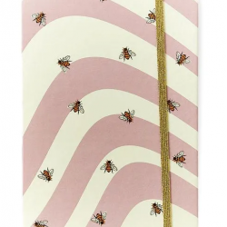 CADERNETA  MELISSA CÍCERO SEM PAUTA 14X21 CAMINHO DAS ABELHAS