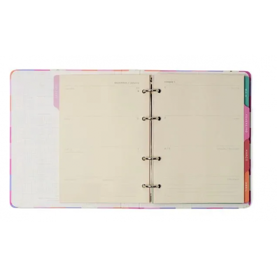 AGENDA PLANNER ARGOLADO CÍCERO 2025 MELISSA SEMANAL NOTAS A5 CASINHA DAS ABELHAS