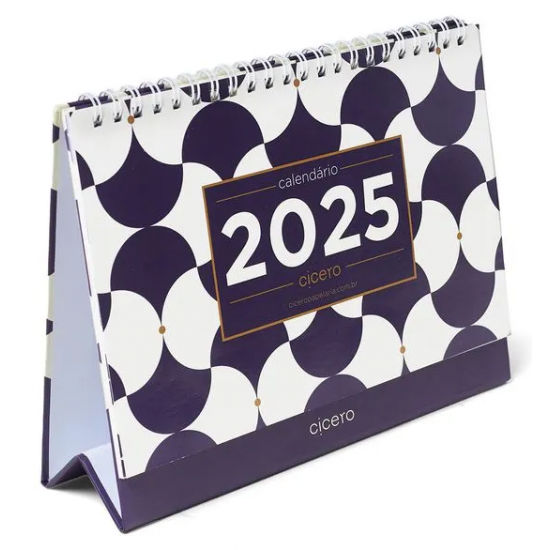 CALENDARIO DE MESA 20X15 CÍCERO 2025 BOSSA NOVA CALENDARIO DE MESA 20X15 CÍCERO 2025 BOSSA NOVA