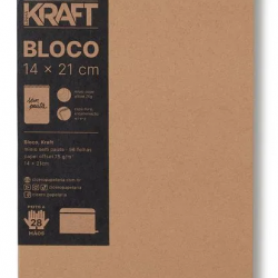 BLOCO CÍCERO KRAFT ORIGINAL S/PAUTA 14X21 BLOCO CÍCERO KRAFT ORIGINAL S/PAUTA 14X21