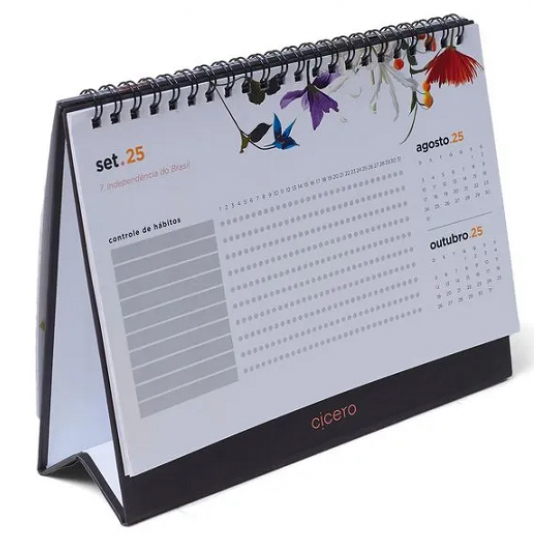 CALENDARIO DE MESA 20X15 CÍCERO 2025 ATELIE CALENDARIO DE MESA 20X15 CÍCERO 2025 ATELIE