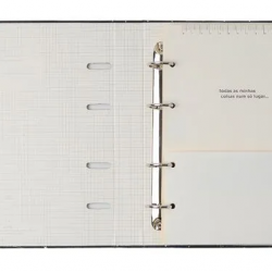 CADERNO CRIATIVO ARGOLADO CÍCERO ATELIE PAUTADO 17X24 OFF WHITE CADERNO CRIATIVO ARGOLADO CÍCERO ATELIE PAUTADO 17X24 OFF WHITE