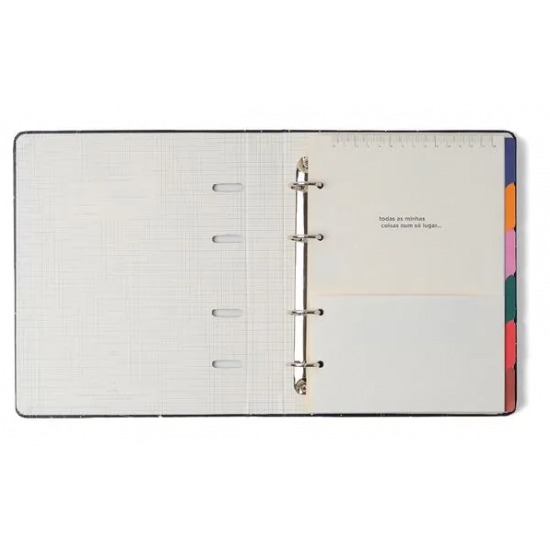 CADERNO CRIATIVO ARGOLADO CÍCERO ATELIE PAUTADO 17X24 OFF WHITE CADERNO CRIATIVO ARGOLADO CÍCERO ATELIE PAUTADO 17X24 OFF WHITE