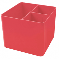 PORTA OBJETOS MORANGO COM 3 DIVISORIAS PORTA OBJETOS MORANGO COM 3 DIVISORIAS