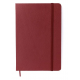 CADERNETA CLASSICA CÍCERO PAUTADO 14X21 VERMELHO QUENTE