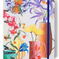 CADERNO CRIATIVO ARGOLADO CÍCERO ATELIE PAUTADO 17X24 OFF WHITE