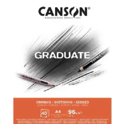 BL CANSON GRADUATE CROQUIS 96G A4 40F